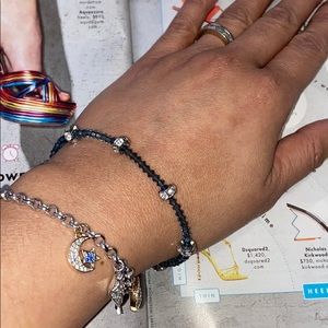 🎀 925 stamped blue Genuine Crystal bracelet